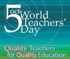 Slikovni rezultat za World Teachers’ Day