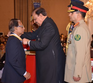 Pak President Confers Prestigious Civil Award on Chairman Kashmir Study Forum Sri Lanka