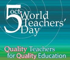 World Teachers' Day is being observed today