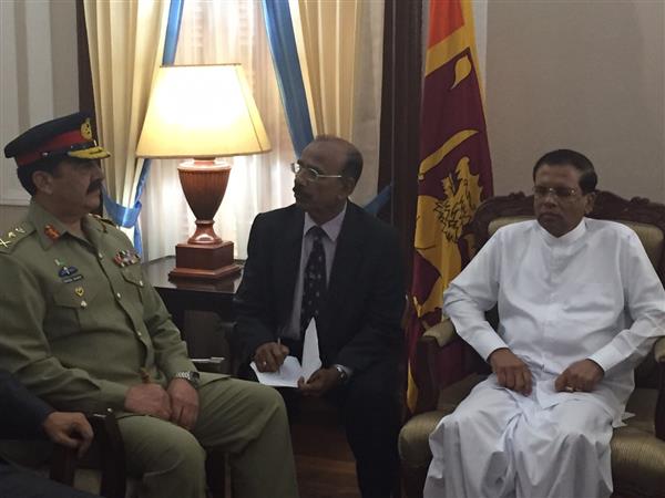 Pakistan played substantial role in consolidating integrity of SriLanka: President Maithripala