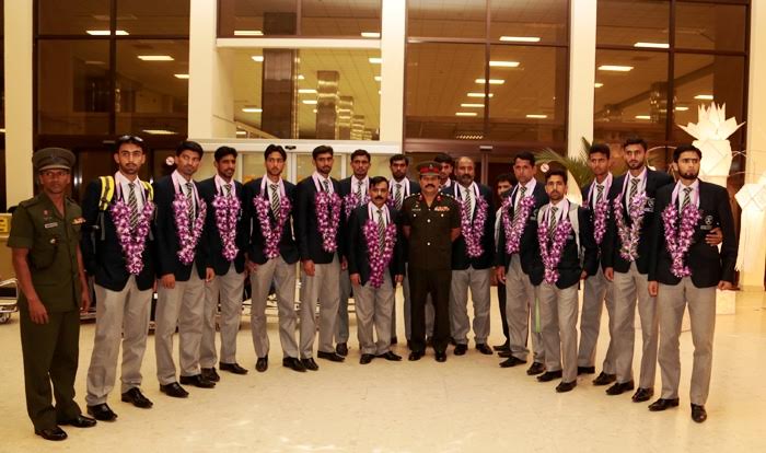 Pakistan Army Volleyball Team in Sri Lanka