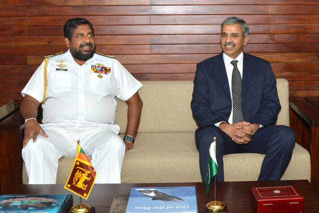 Pakistan’s Defence Secretary met the Sri Lankan military leadership