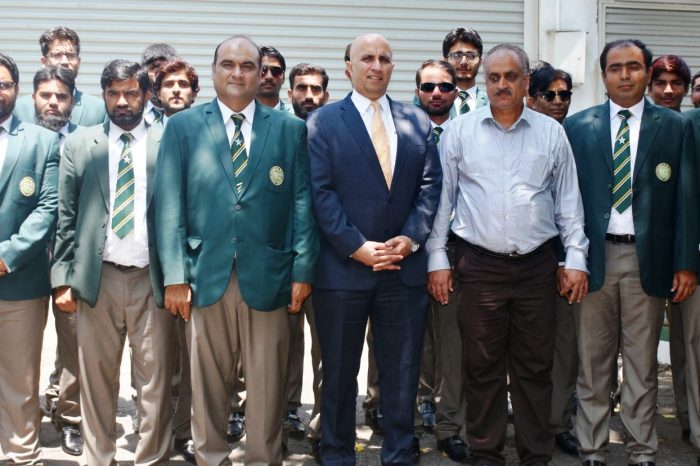 Pakistan’s Blind Cricket Team visited Pak HC