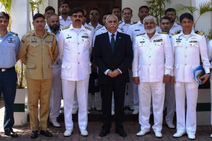 Delegation of Pakistan Navy War College visited Pak HC