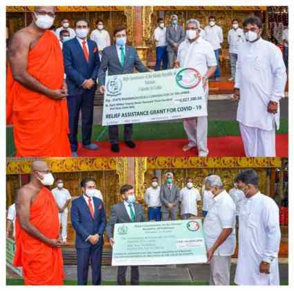 Pakistan donated LKR Rs . 66 million and 8.027mn for Sports, Covid-19 in Sri Lanka