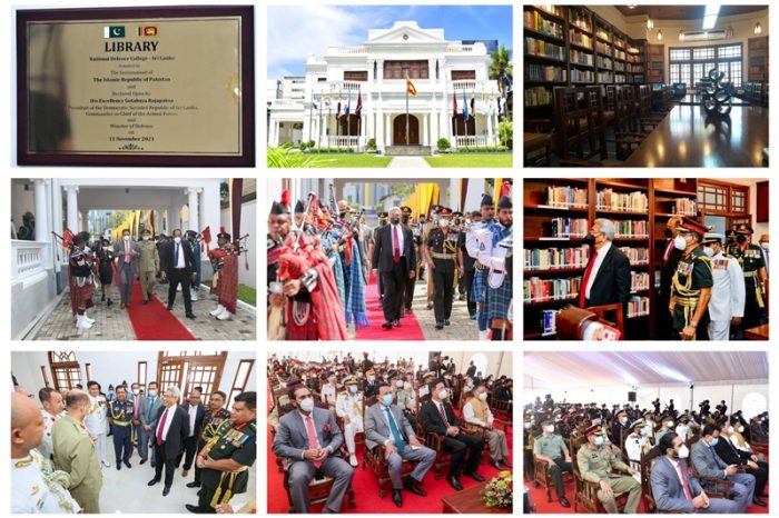 Pakistan donates a fully furnished library to the National Defence College NDC of Sri Lanka