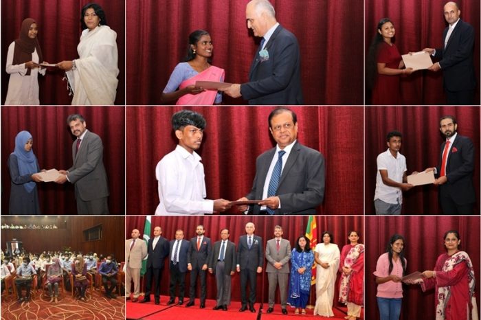 PAKISTAN HIGH COMMISSION AWARDS PRESTIGIOUS JINNAH SCHOLARSHIPS TO A – LEVEL STUDENTS OF SRI LANKA