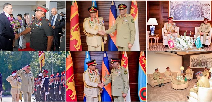 Pakistan’s Chairman Joint Chief of Staff Committee (CJCSC) General Sahir Shamshad Mirza arrived in Sri Lanka for an official visit