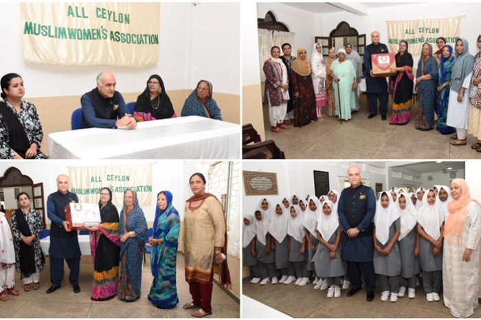 PAKISTAN HIGH COMMISSION DONATES SEWING MACHINES AND COMPUTER UNITS TO FATHIMA WELFARE CENTRE FOR ORPHANAGE AND HOSTEL FOR GIRLS