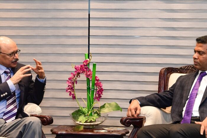 High Commissioner met with Minister of Health and Mass Media, Dr Nalinda Jayatissa