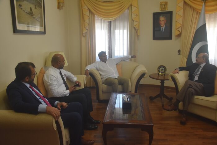 High Commissioner met with Hon. Dilith Jayaweera, MP