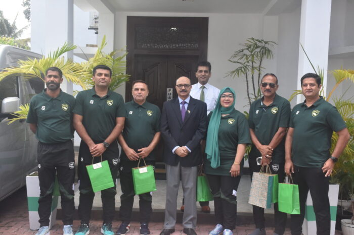 Pakistan Football Federation (PFF) delegation visited Pakistan High Commission, Colombo