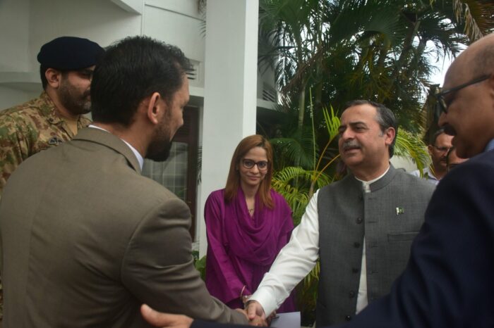 Hon Federal Minister for Maritime Affairs, Pakistan has visited Pakistan High Commission