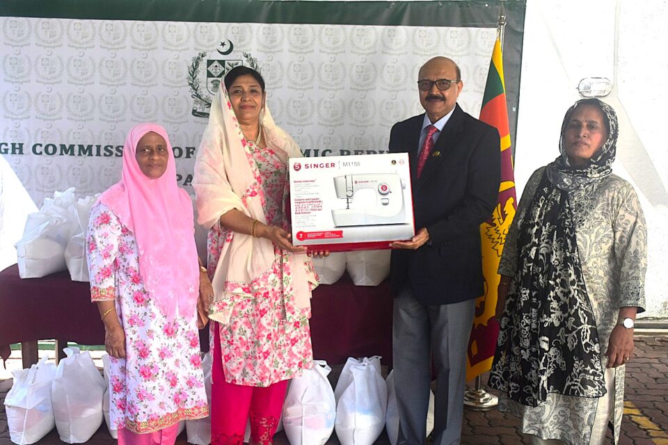 Pakistan High Commission Empowers Communities with Donation of Rations, Sewing Machines, and School Bags to YWMA