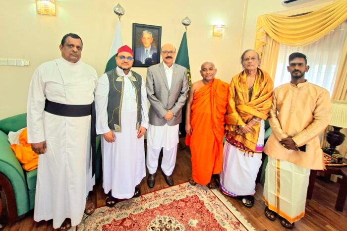 National Interfaith Clergy Fellowship of Sri Lanka Meets Pakistan High Commissioner