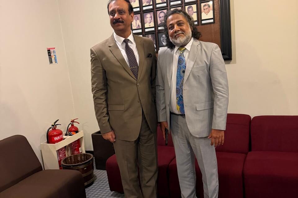 High Commissioner of Pakistan to Sri Lanka, Major General (R) Dr. Nayyar Naseer HI(M), paid a courtesy call on Hon. Dr. Rizvie Salih, Deputy Speaker of the Parliament of Sri Lanka