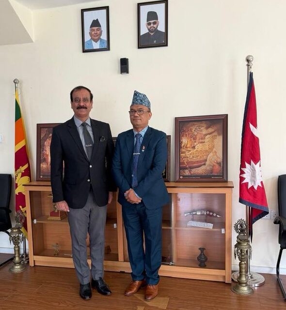 High Commissioner called on Ambassador of Nepal