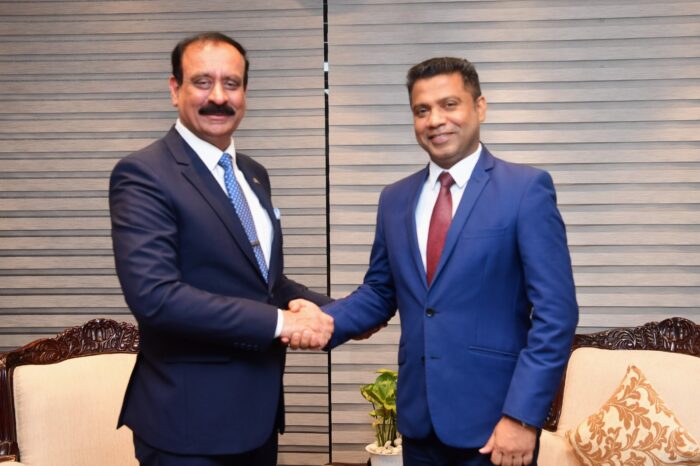 HC paid a courtesy call on the Minister of Health and Mass Media of Sri Lanka