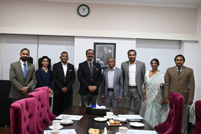 HC received a delegation from the Federation of Chambers of Commerce and Industry of Sri Lanka (FCCISL) at the High Commission