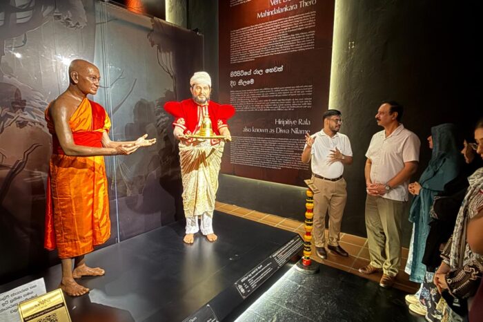 HC visited Ehelepola Walawwa Wax Museum in Kandy.