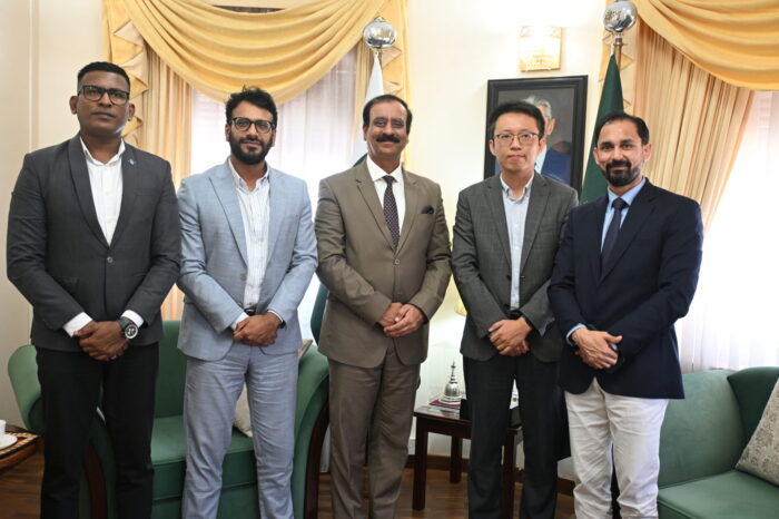 Port City Colombo Investment Promotion leadership called on HC