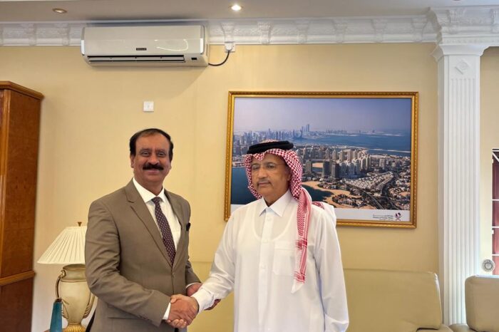 HC paid a courtesy call on Qatar Ambassador