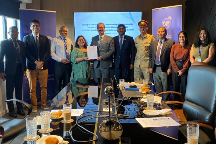 High Commission of Pakistan Facilitates Landmark MoU Signing Between ISSI and SASSRI to Strengthen Bilateral Academic and Strategic Cooperation