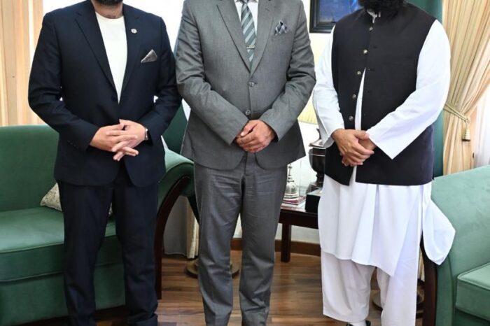 H.E. HC received Chairman, Nutraceutical Manufacturers Association of Pakistan